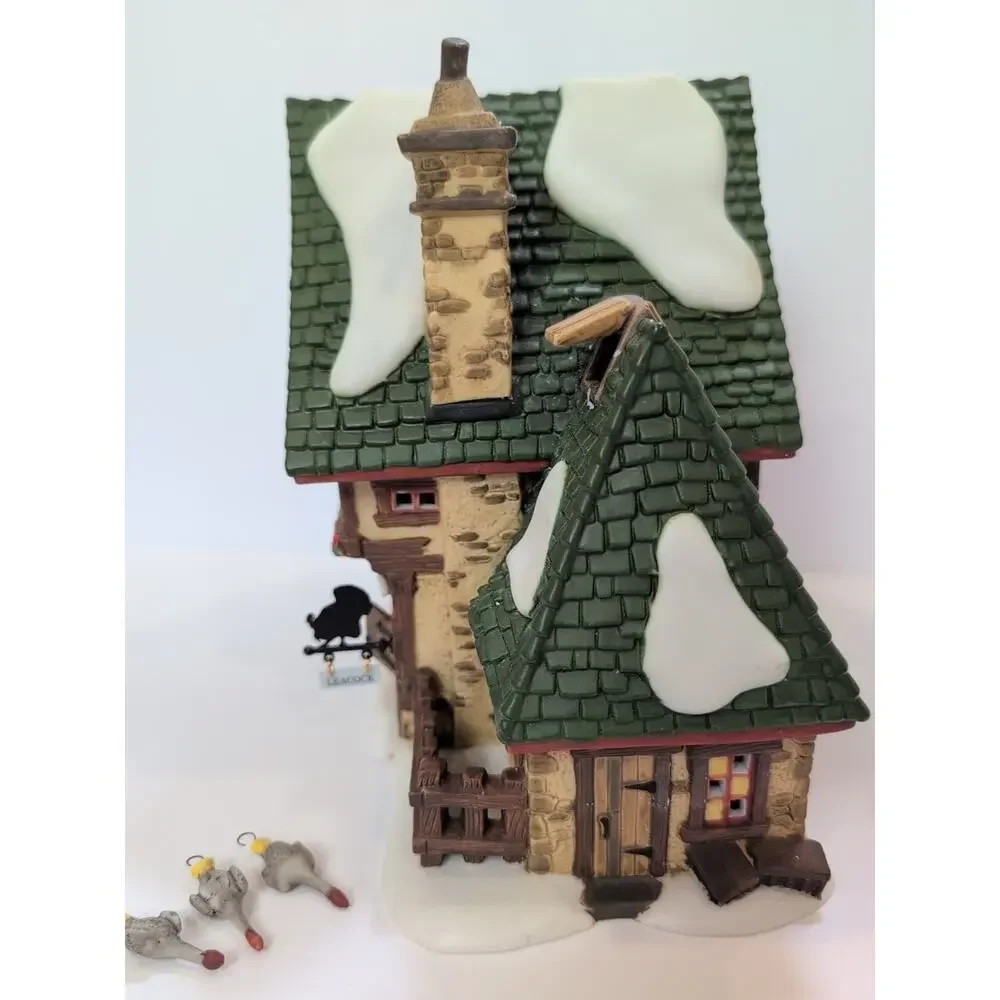 Dept 56‎ Dickens Village Series Leacock Poulterer Xmas Carol Revisited READ